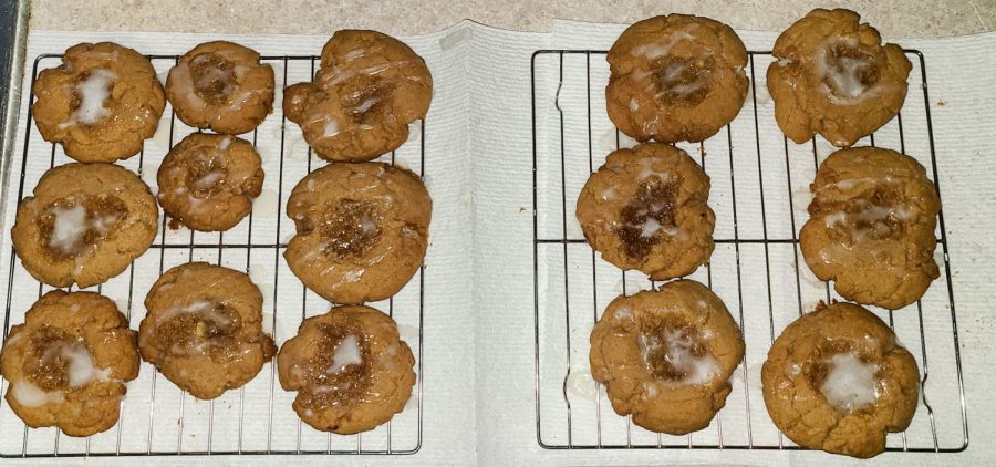 The finished coffee cake cookies. Abby VanHorn photo.